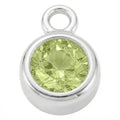 Silver - August Peridot Birthstone