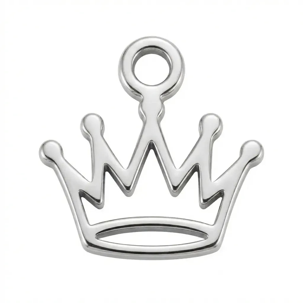 Amuleto de Plata con Símbolo de Corona