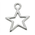 Silver Hollow Star Pendant