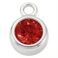 Silver - January Garnet Birthstone