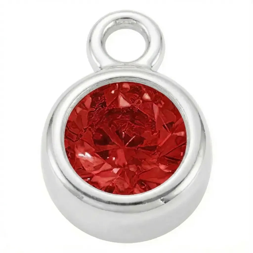 Silver - January Garnet Birthstone
