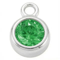 Silver - May Emerald Birthstone