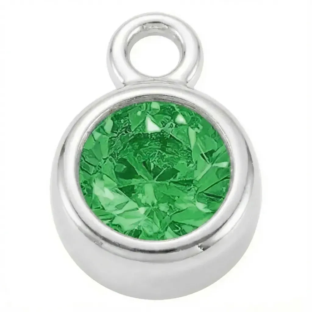 Silver - May Emerald Birthstone