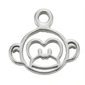 Amuleto de Plata con Mono para Niños