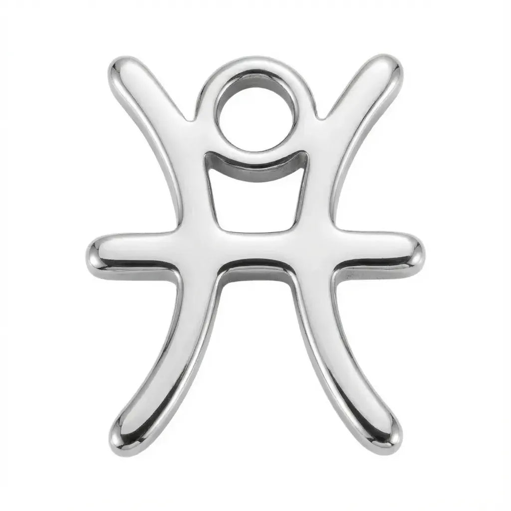 Colgante de plata de Piscis