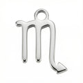 Silver Scorpio Zodiac Charm