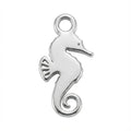 Silver Seahorse Animal Kids Charm