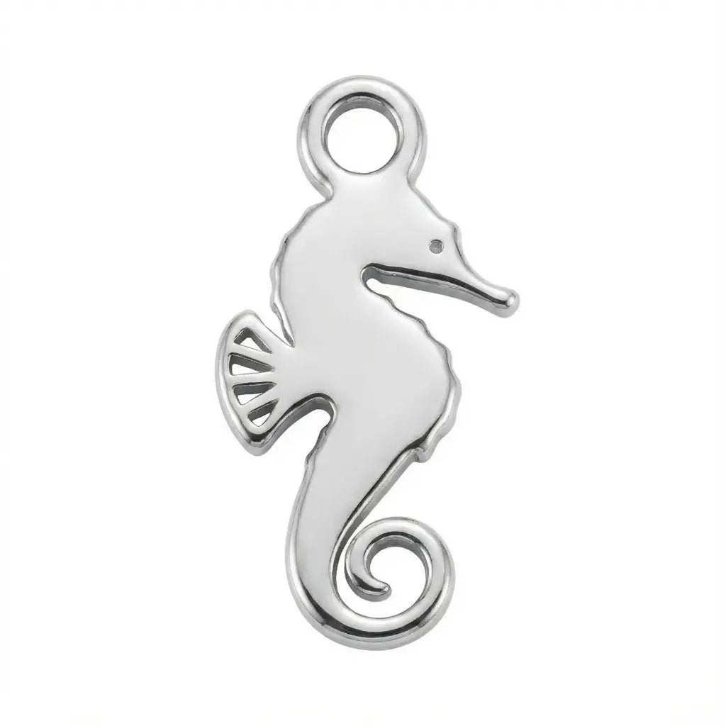 Dije de Animal Caballito de Mar de Plata para Niños