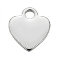 Silver Plain Heart Pendant