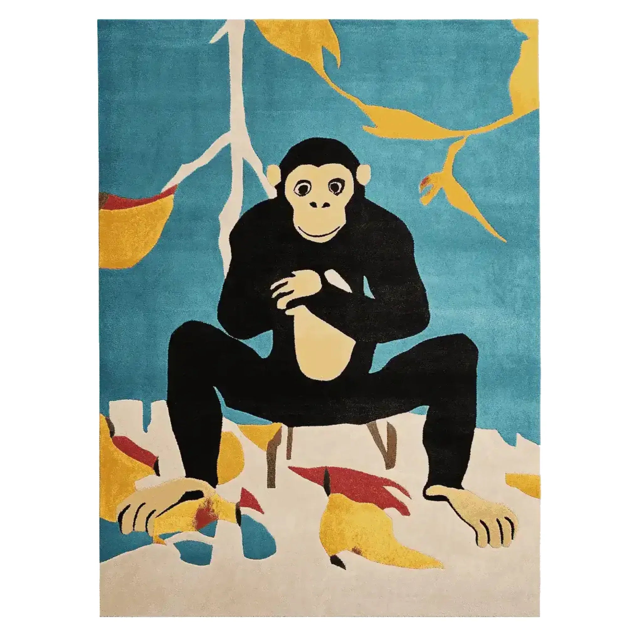 Cheeky Chimp Chill Hand Tufted Rug