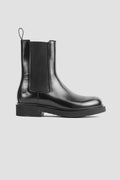 Legres Polished Leather Chelsea Boot — Black
