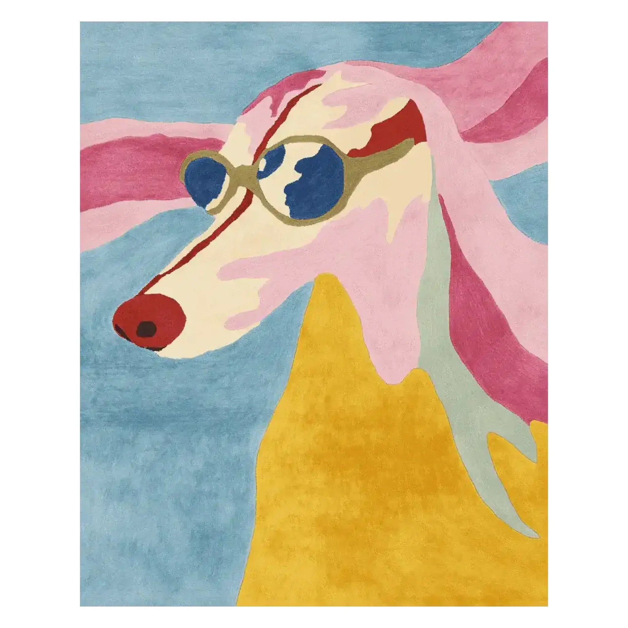Chic Doggy Days Hand Tufted Rug