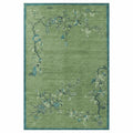 Chinoiserie Peacock Hand Knotted Rug 3 x 5 ft