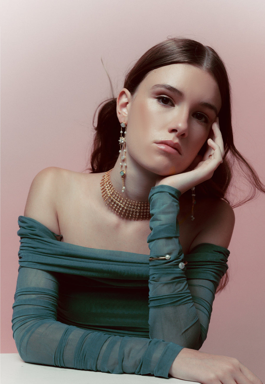 Choker Dorado Helia
