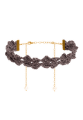 Choker Clover Gertrudis Gris