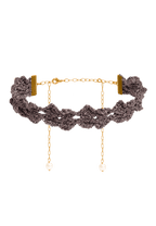 Choker Clover Gertrudis Gris