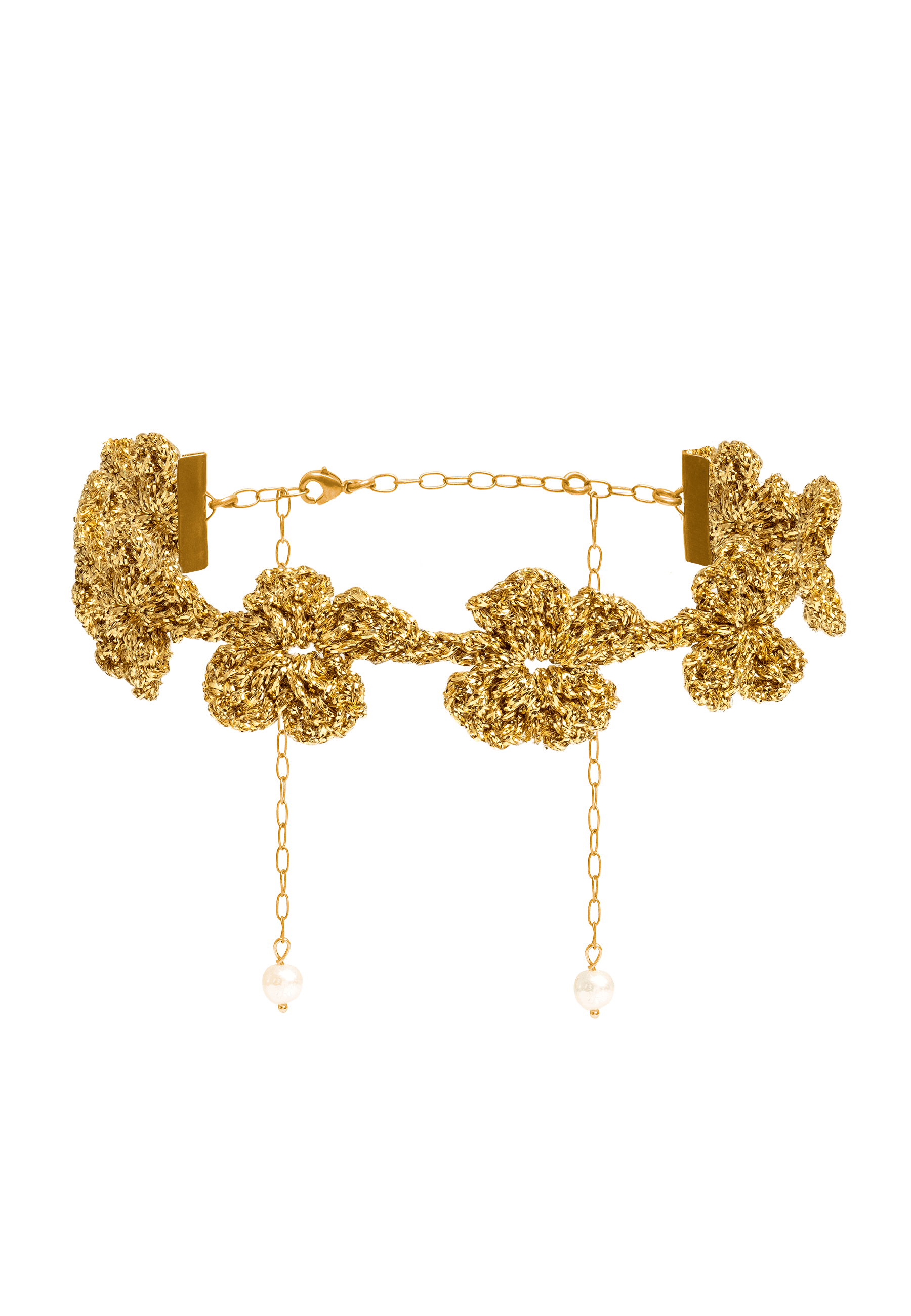 Choker Flower Binibeca Dorado