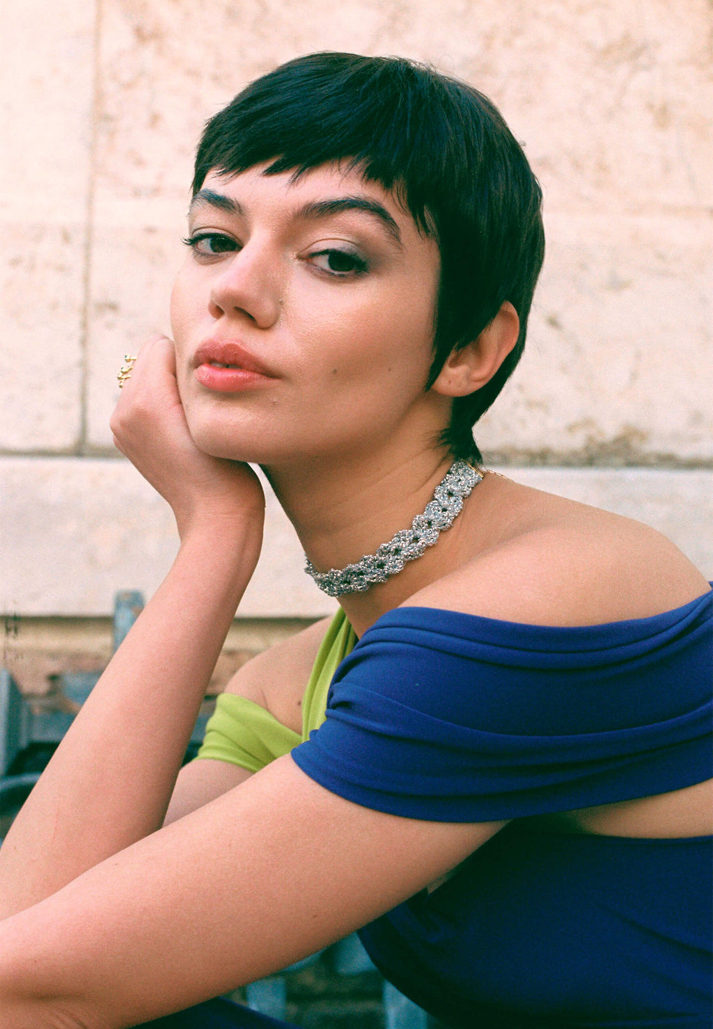 Choker Spike Pitiusas Plata