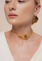Choker Gratitude Gris