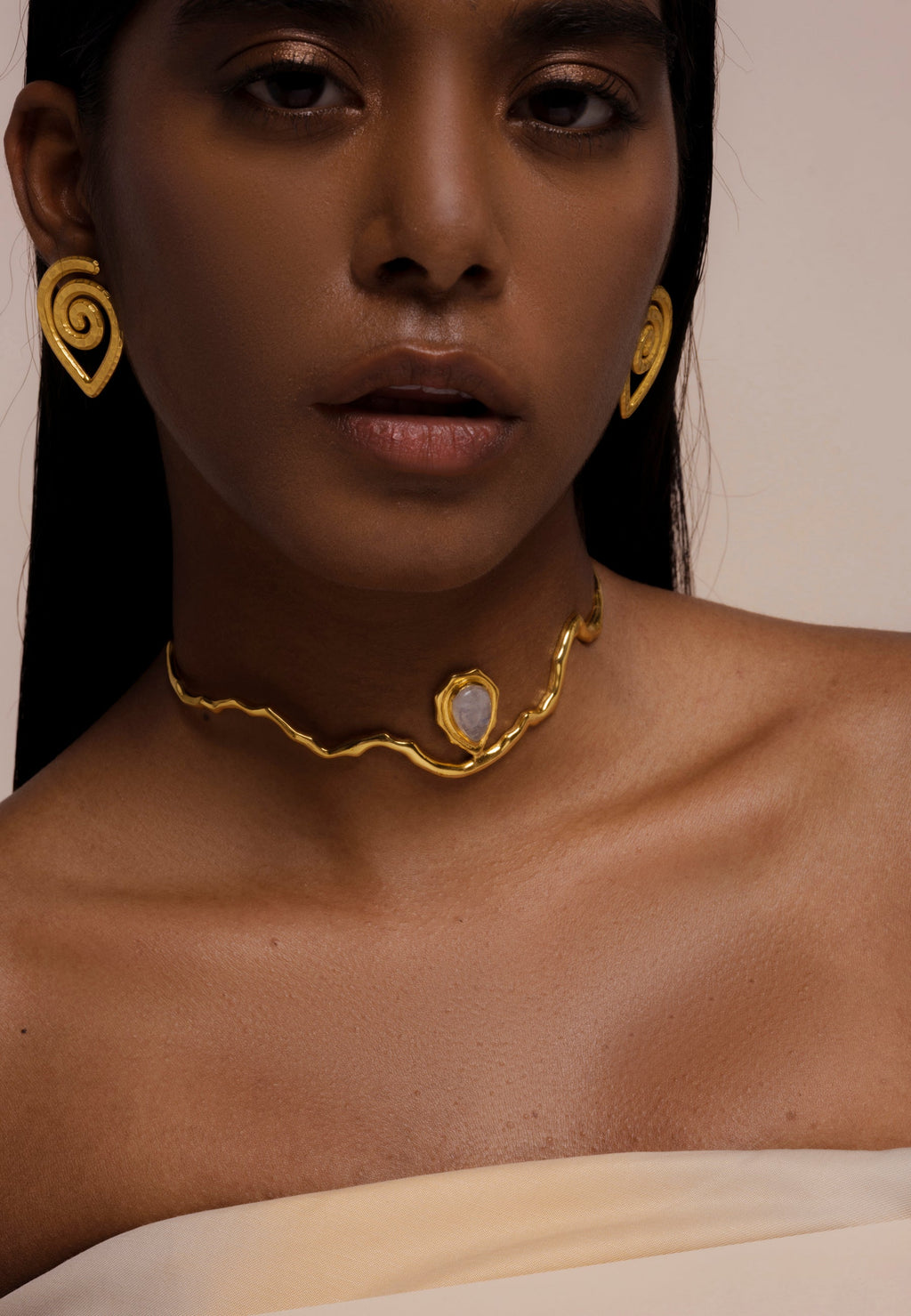 Choker Gratitude Blanco
