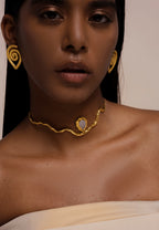 Choker Gratitude Blanco