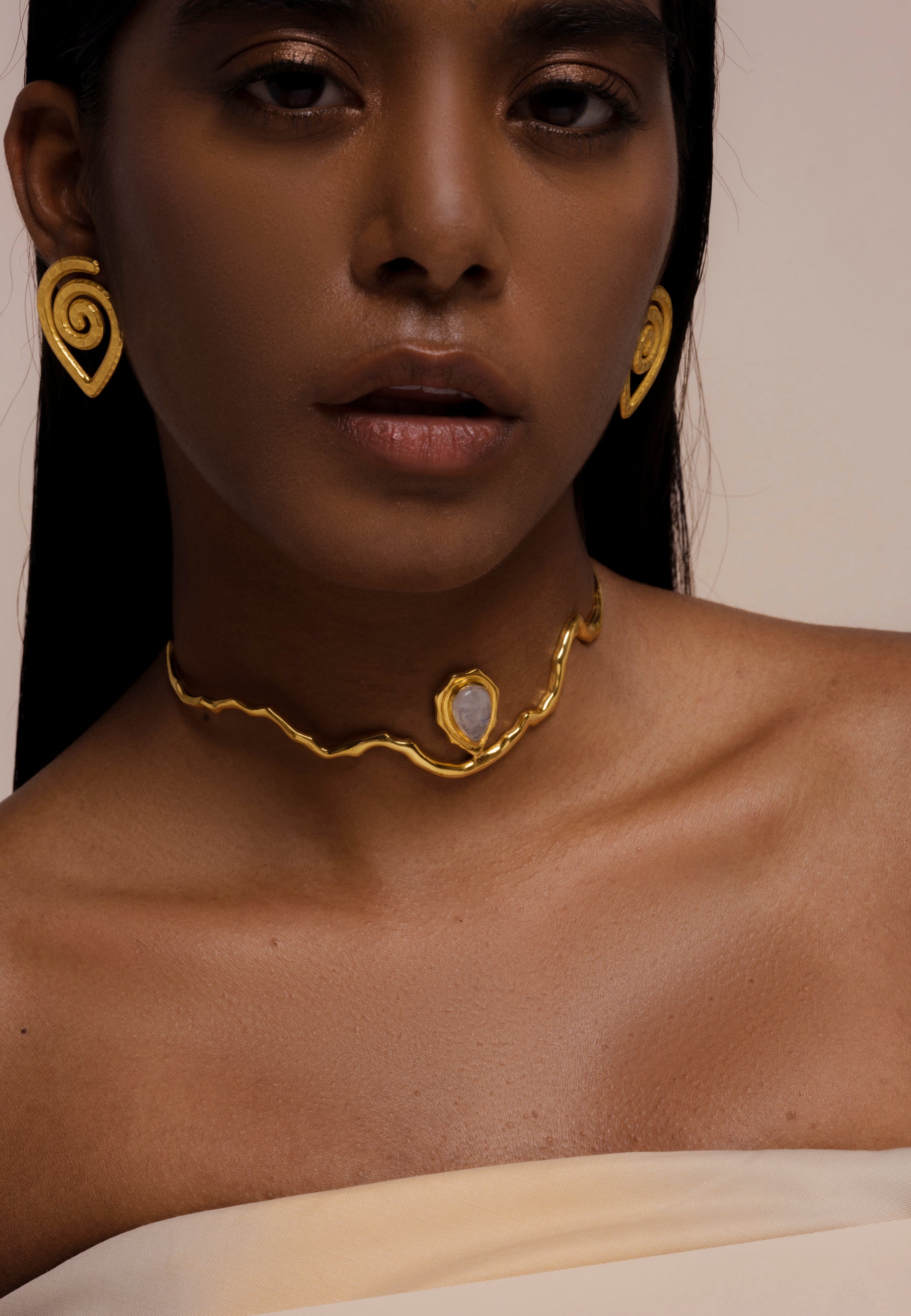 Choker Gratitude Blanco