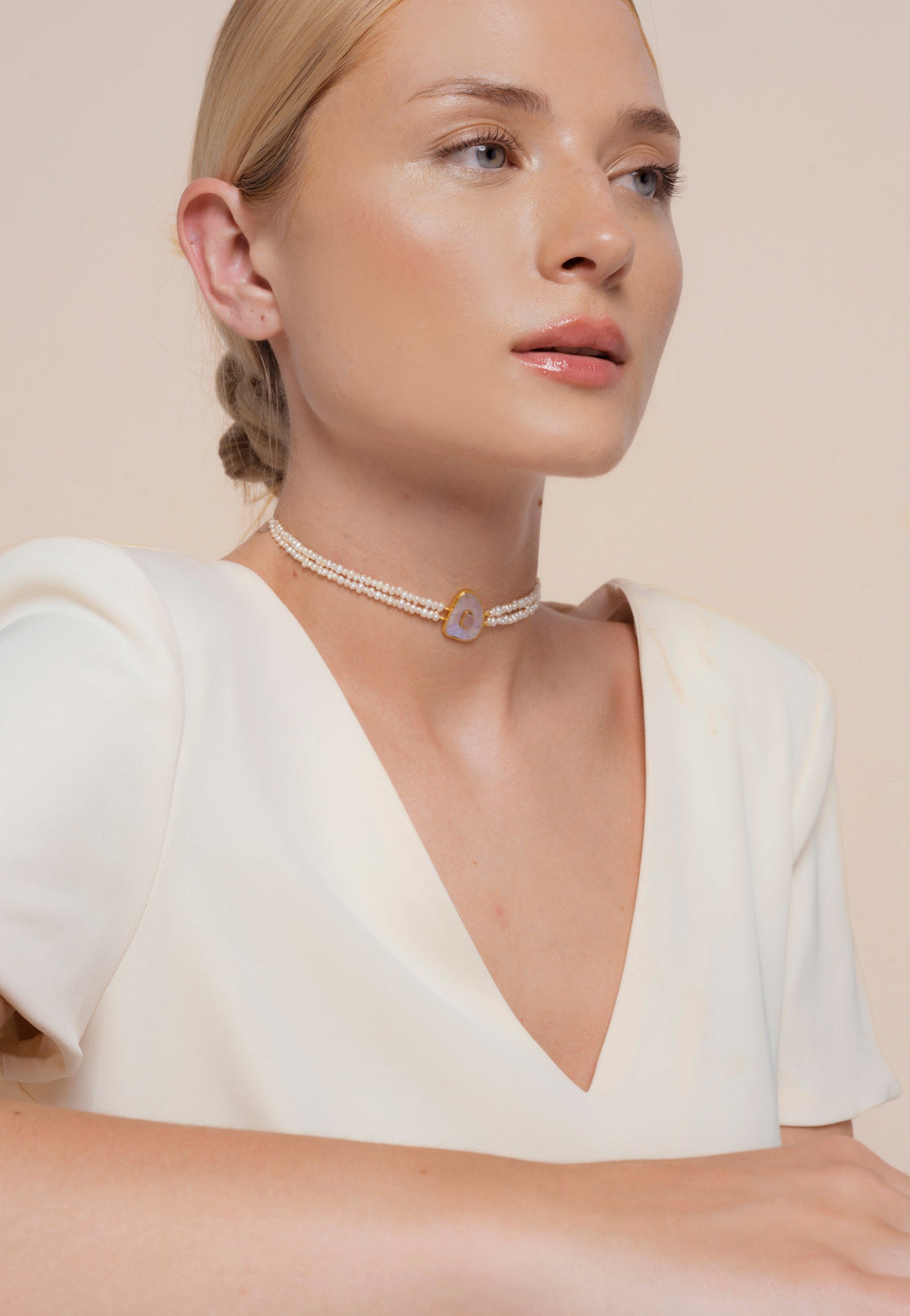Choker Zenith Perlas