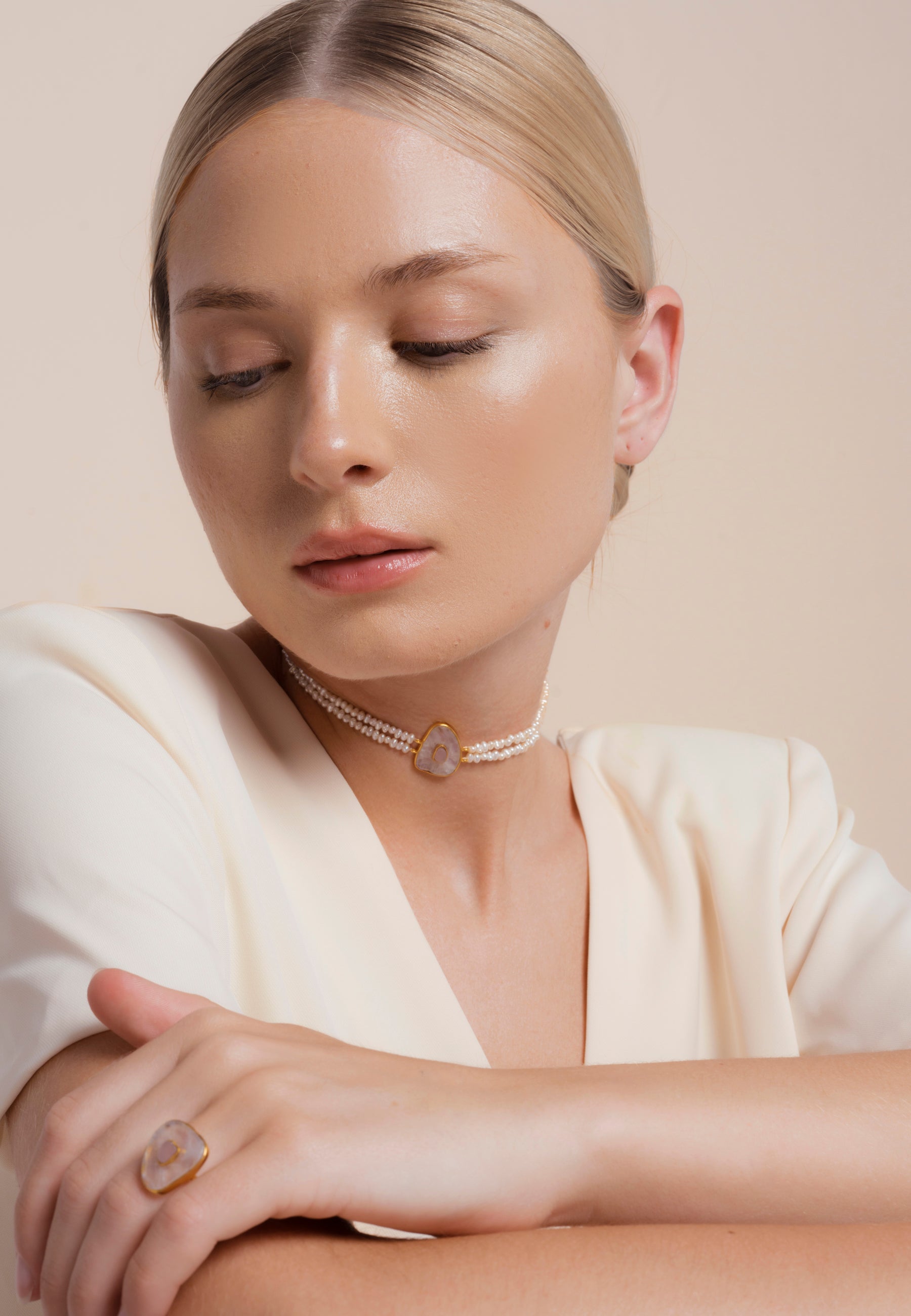 Choker Zenith Perlas