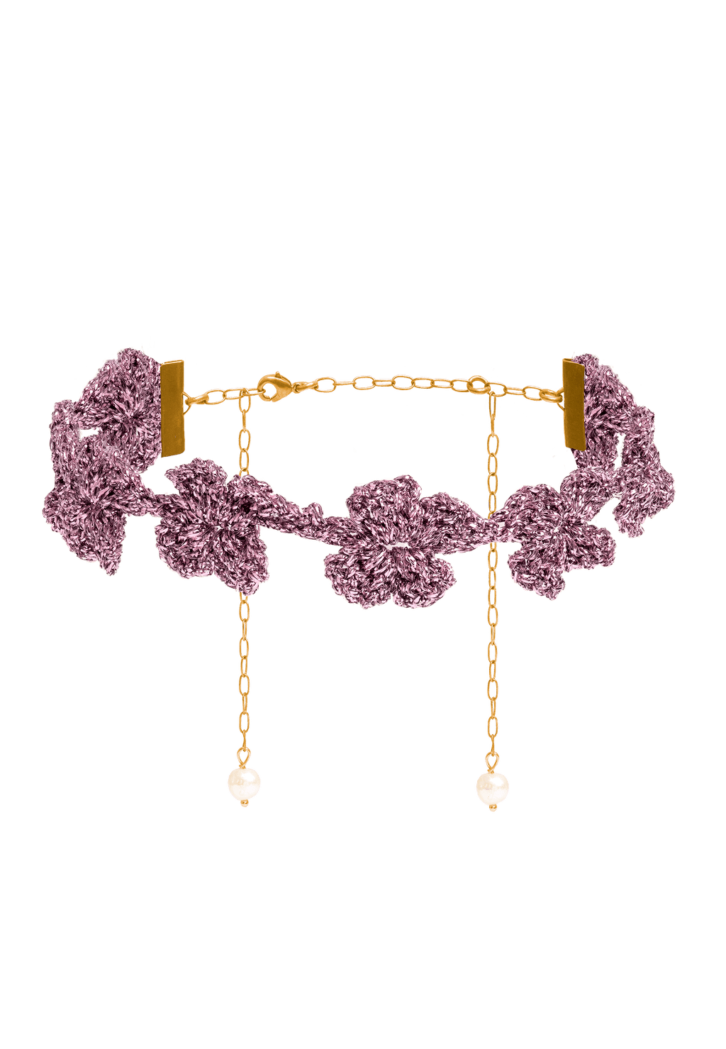 Choker Flower Binibeca Malva