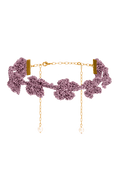 Choker Flower Binibeca Malva