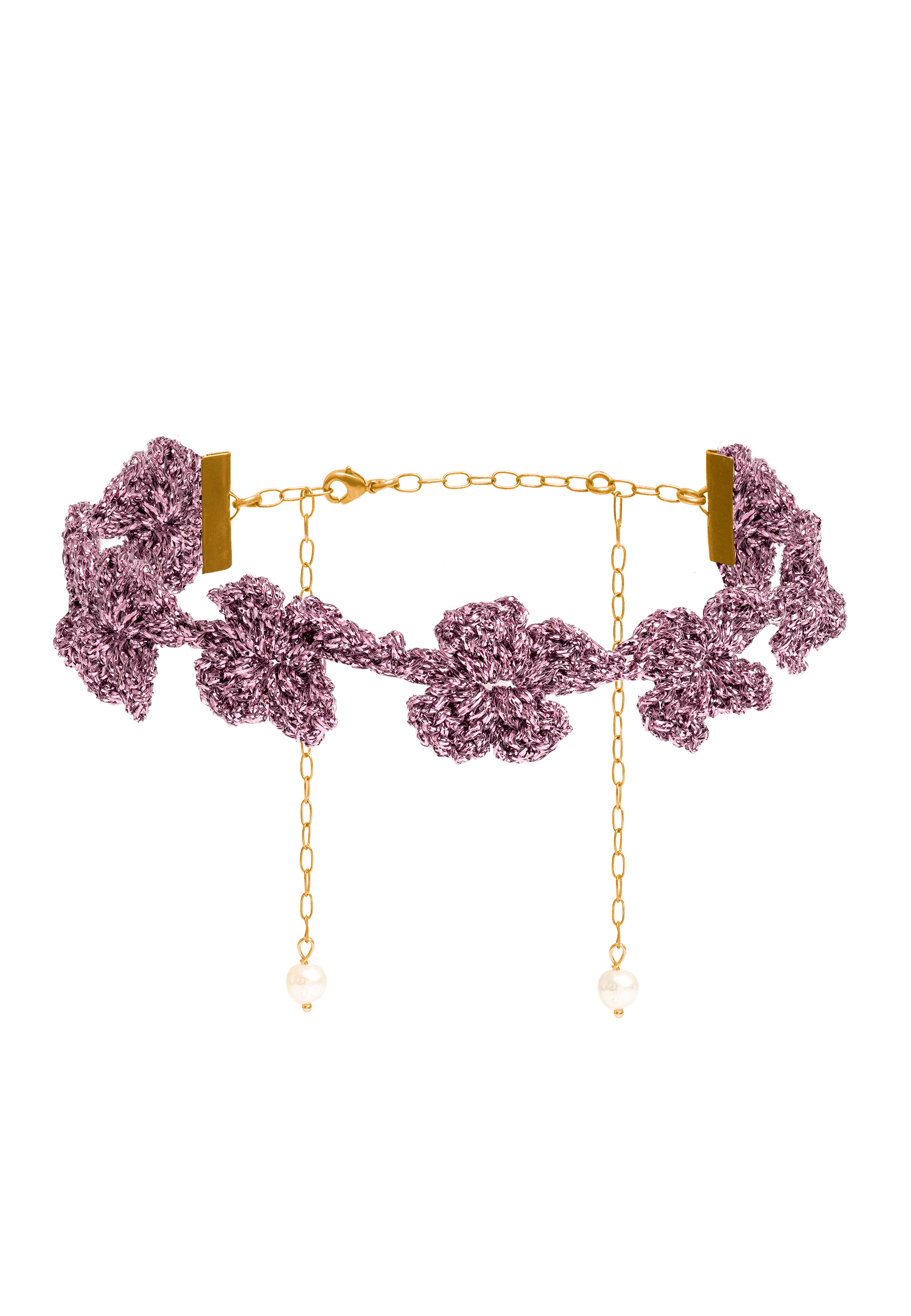 Choker Flower Binibeca Malva