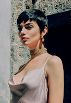 Choker Rack Ivette Dorado