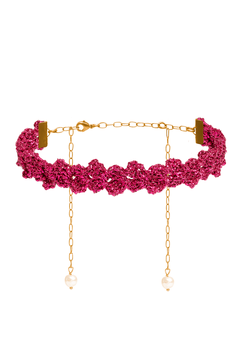 Choker Spike Pitiusas Fucsia