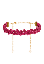 Choker Spike Pitiusas Fucsia