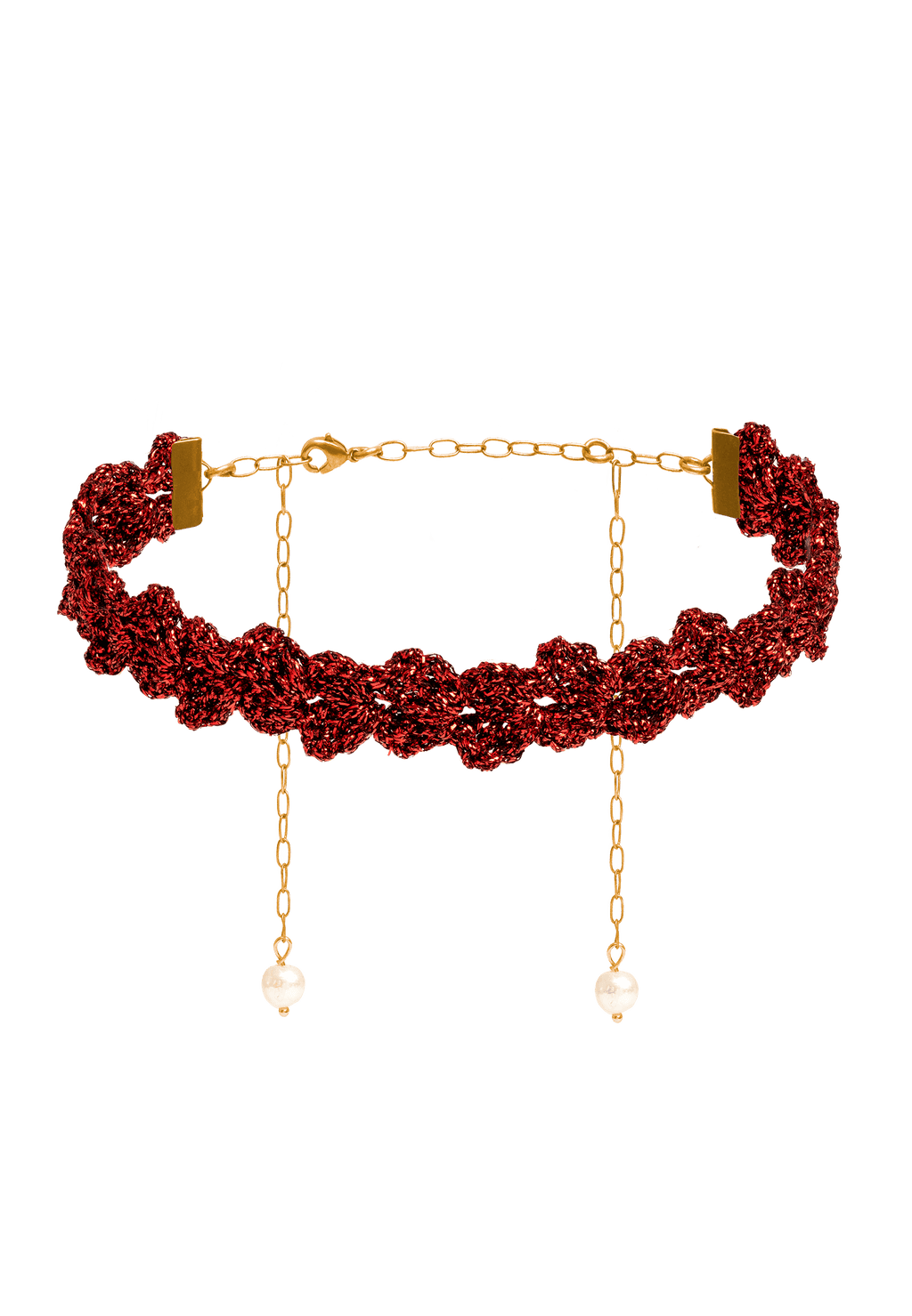 Choker Spike Pitiusas Rojo