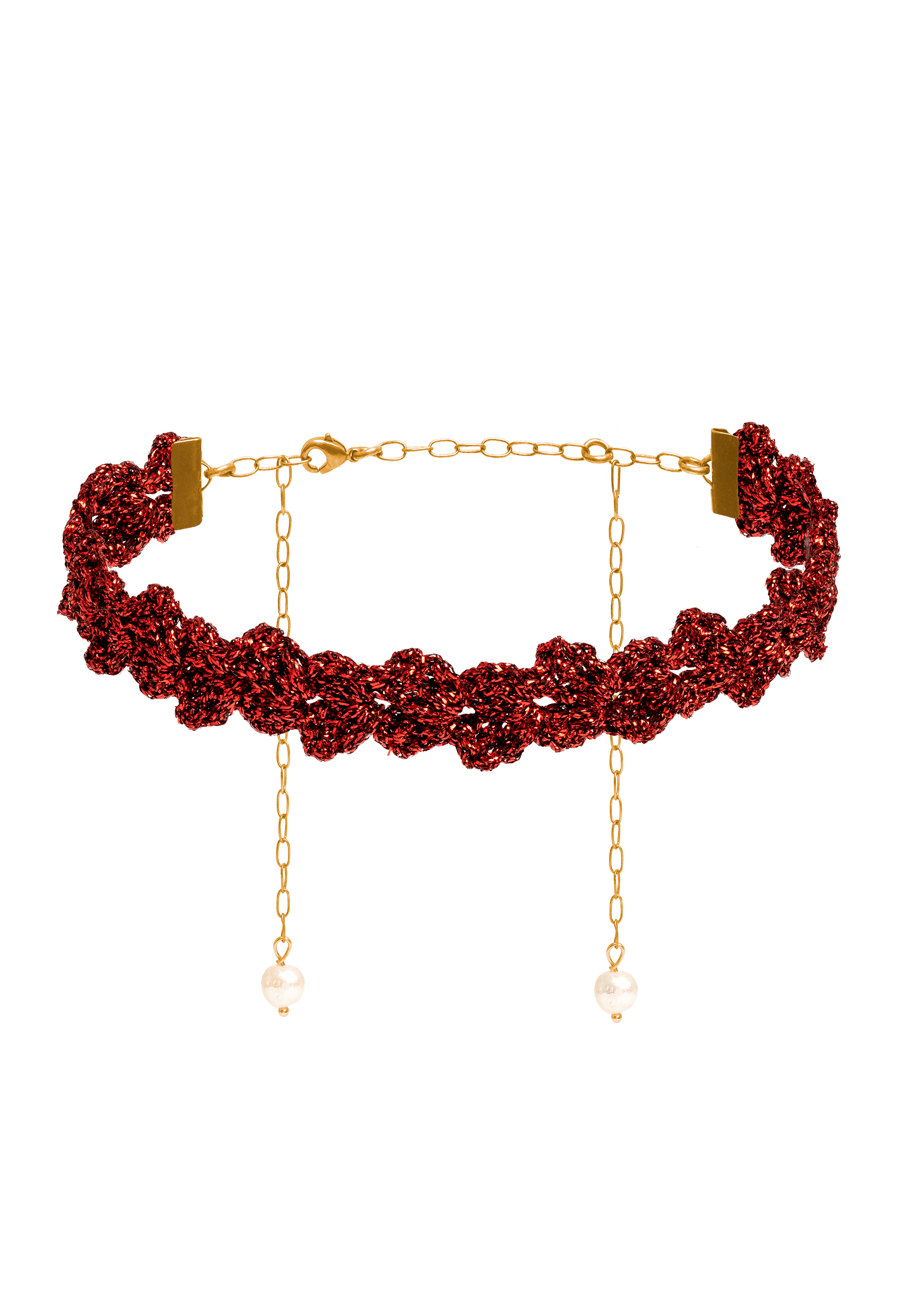Choker Spike Pitiusas Rojo