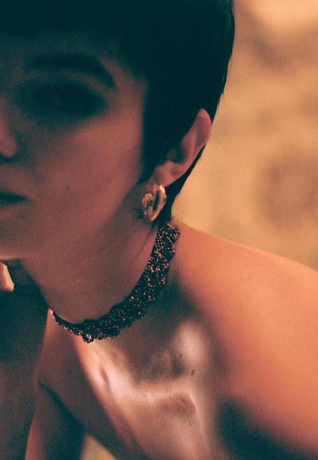 Choker Spike Pitiusas Rojo