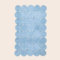 Circle of Life Braided Area Jute Rug - Blue
