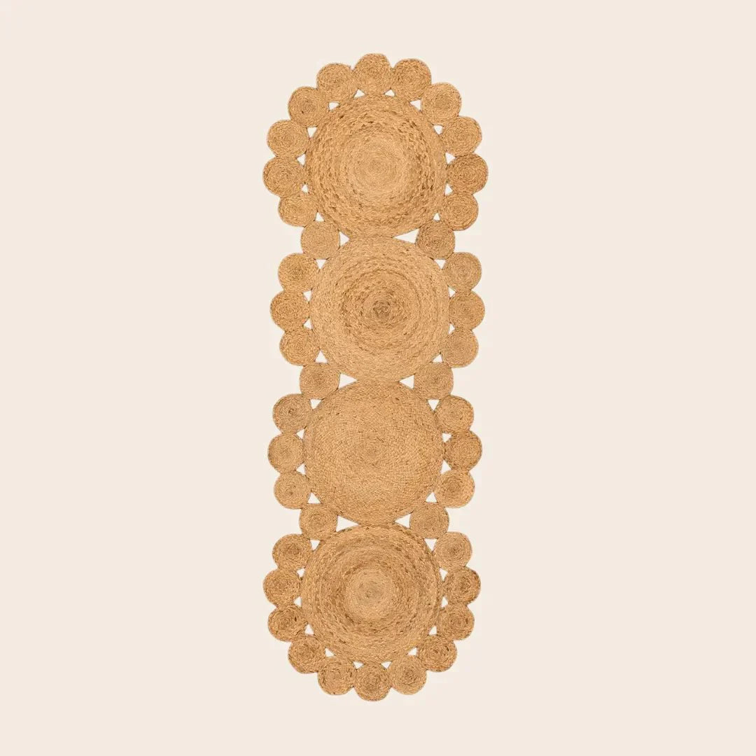 Circle of Life Jute Rug Runner