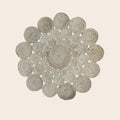 Circles Round Jute Rug - Natural