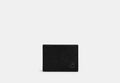 COACH® Unisex Slim Billfold Wallet en Negro | Cuir