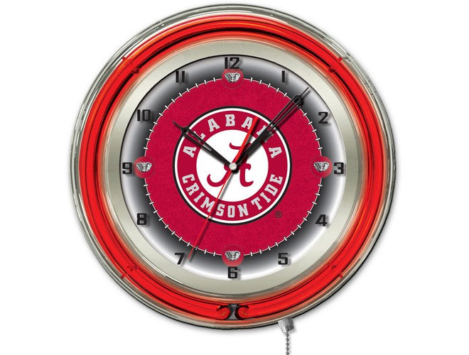 NCAA Licensed 19" Neon Clock