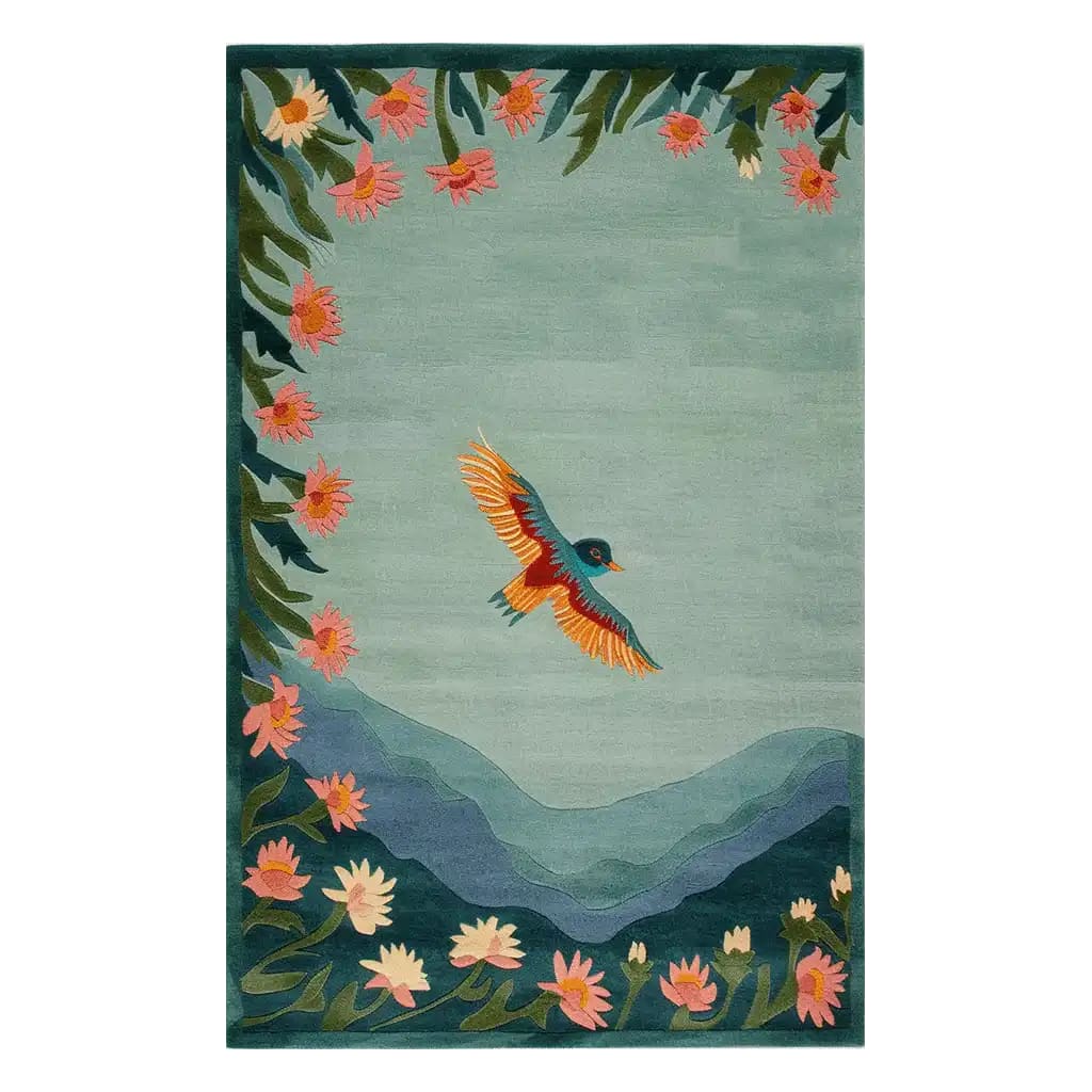 Cloudsong Flight Hand Tufted Wool Rug