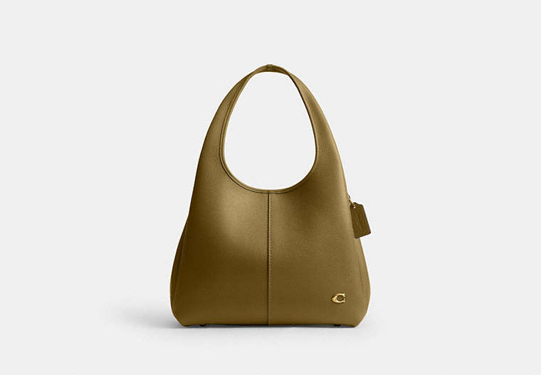 COACH® Women's Bolso de hombro Lana en Verde | Cuir