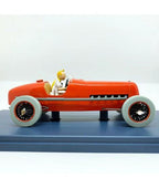 Tintin coche escala 1/24 -el bolido rojo " Los cigarros de Faraón" Nº 01