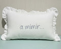 Cojín Personalizado "A Mimir" - Bordado Artesanal | Sueños de Cigüeña