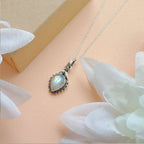 Colgante Agra Piedra de Luna y Plata de Ley 925