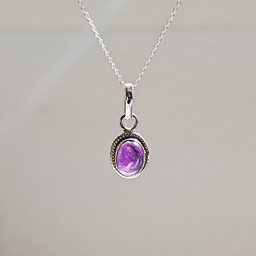 Colgante 'Antu' Amatista y Plata de Ley 925