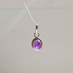 Colgante 'Antu' Amatista y Plata de Ley 925