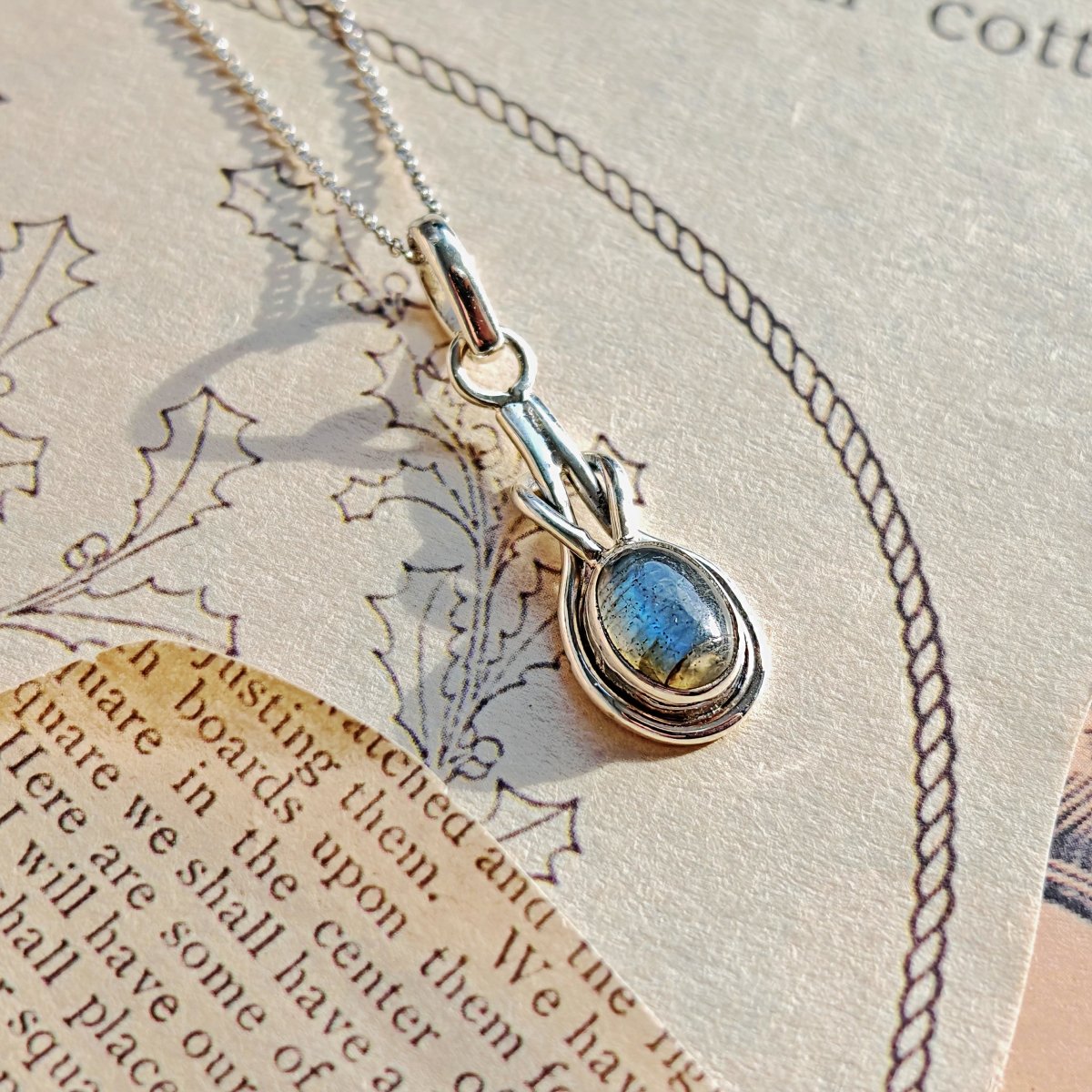 Colgante Arwen Labradorita y Plata de Ley 925